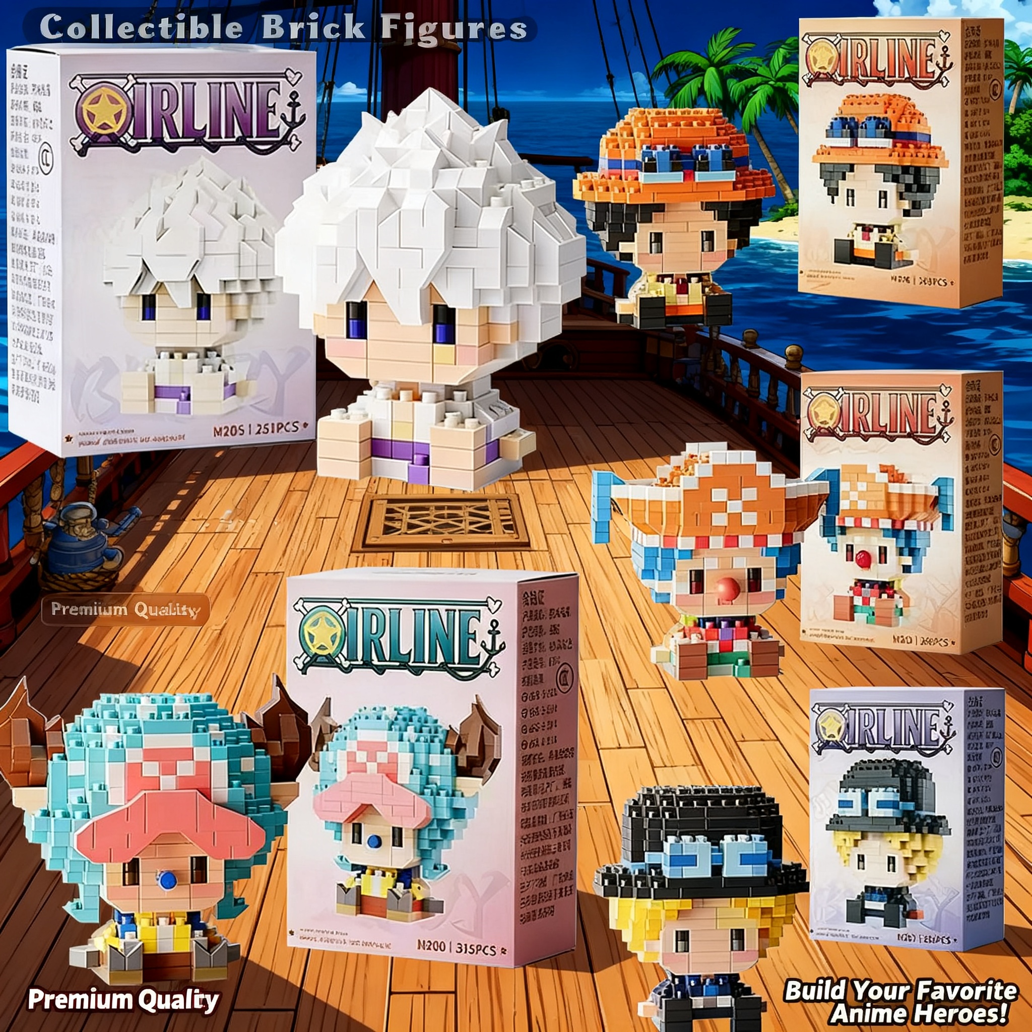 3D Printing Lego - One Piece Anime Sun God Nika
