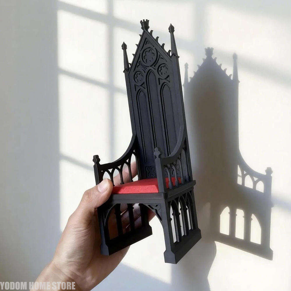 3D Printing Drawing - 3d Printed Gothic Style Throne Skeleton