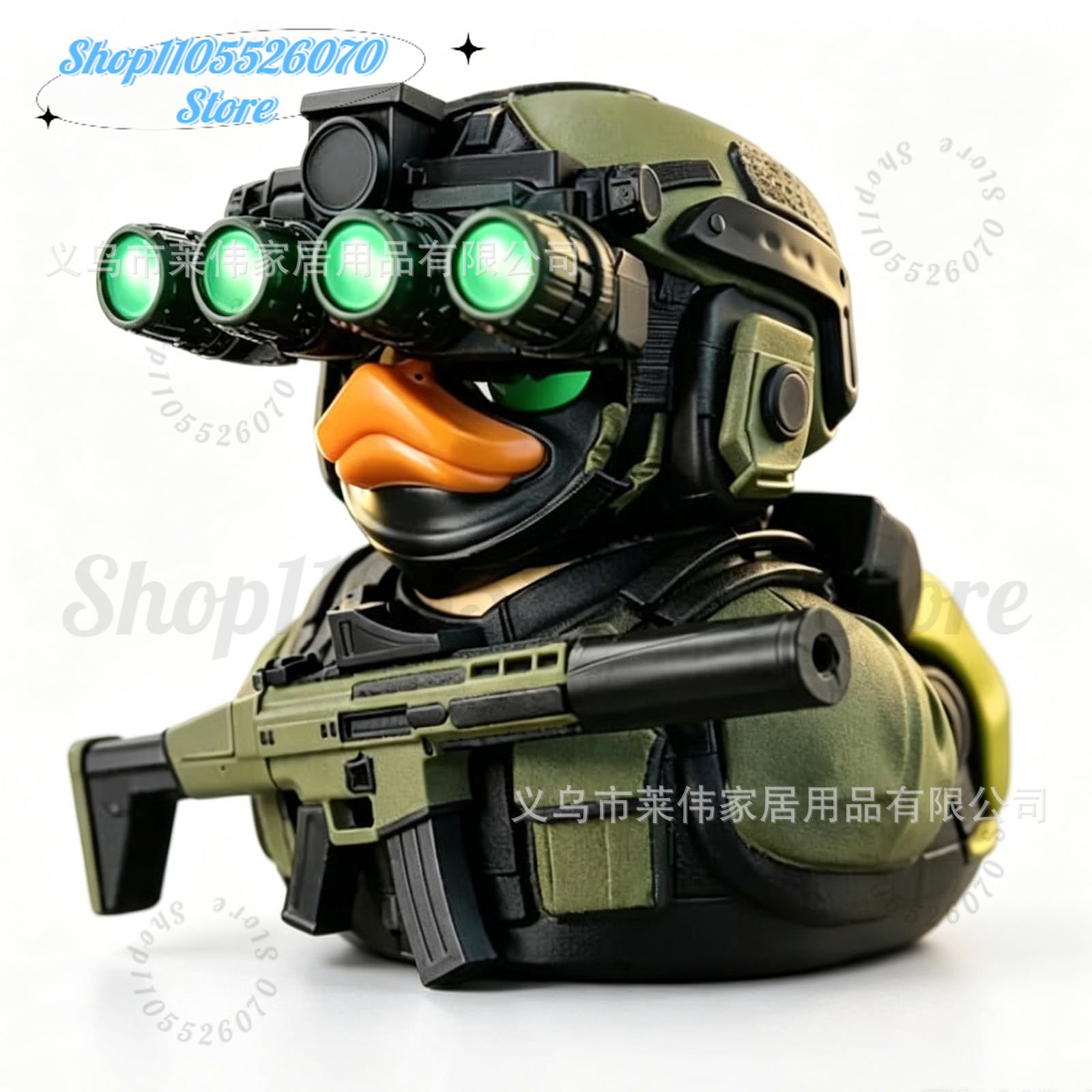 3D Printing Operator - Tactical Night Vision Duck Figurine, Special