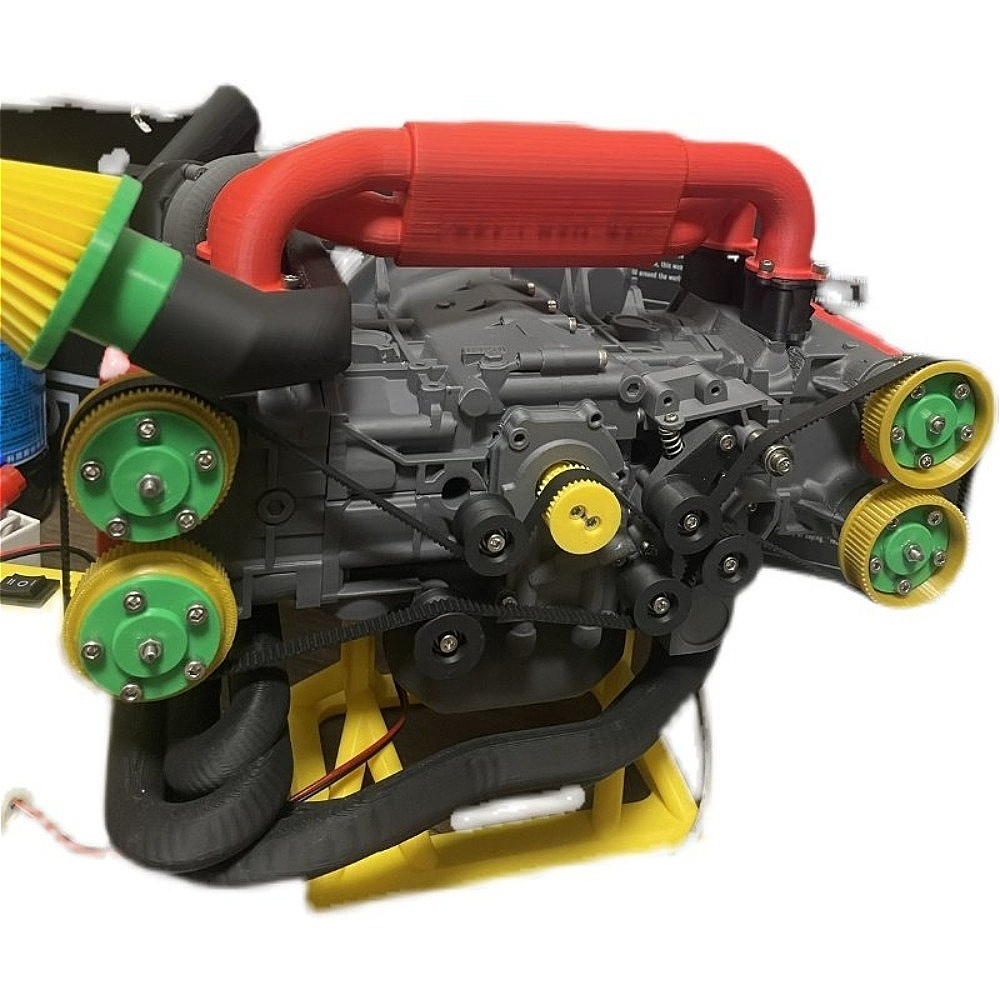 3D Printing Operator - 3D Printed Subaru EJ20 Classic Horizontally