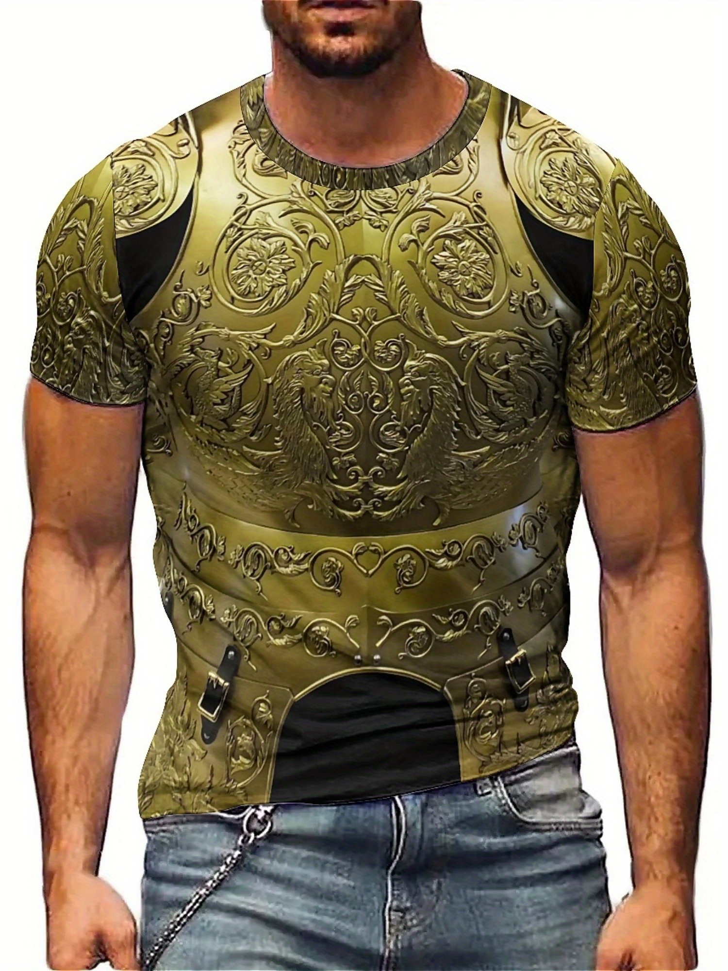 3D Printing Knight Armor - Men'S Plus Size Gothic Retro Medieval