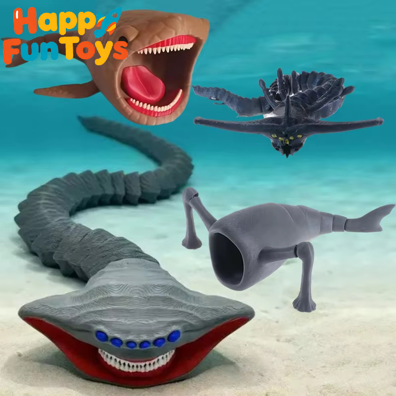 3D Printing Yourself - 1/4pcs 3D Printing Sea Eater Action