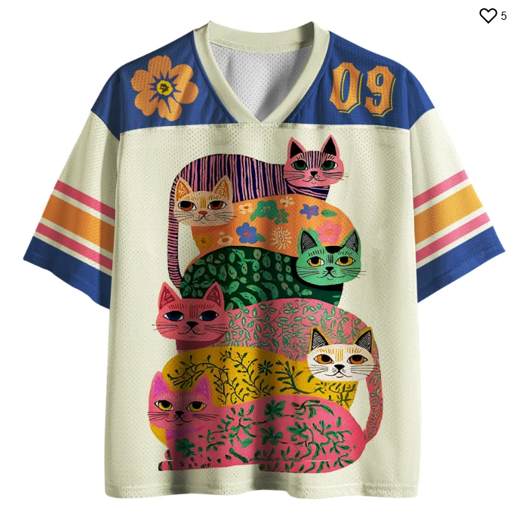 3D Printing Lego - Retro Color-block Stripes, Playful Hand-drawn Cats,