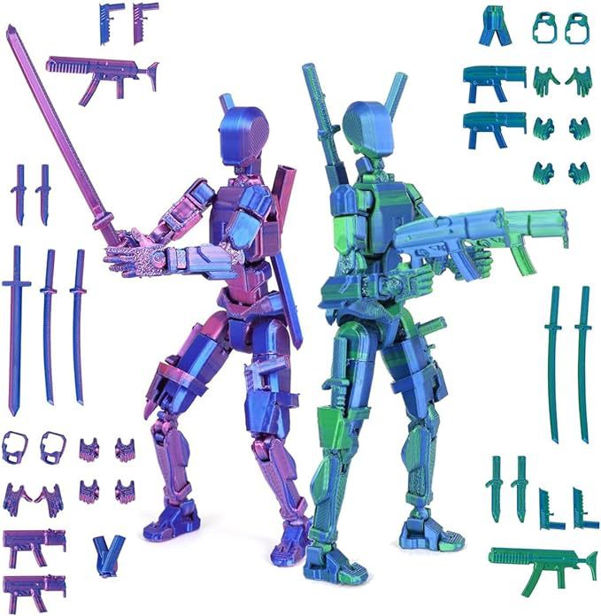 3D Printing Drawing - Titan 13 Action Figure,Assembly Completed 3D