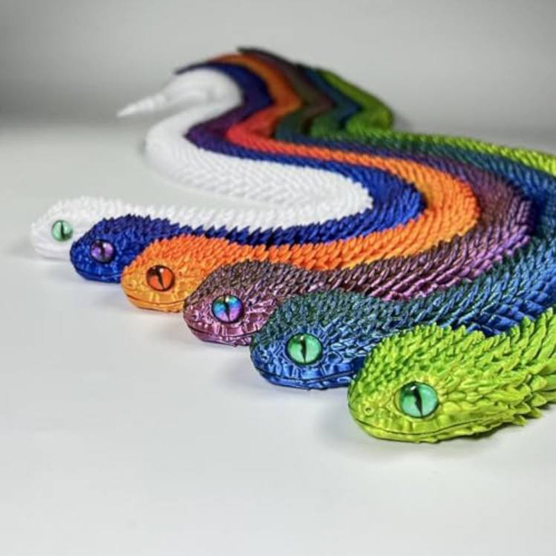 3D Printing Yourself - 2026 new 3D printed snake, lifelike