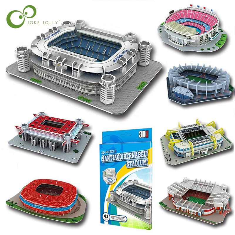 3D Printing Lego - Miniature Football Field 3D DIY Puzzle