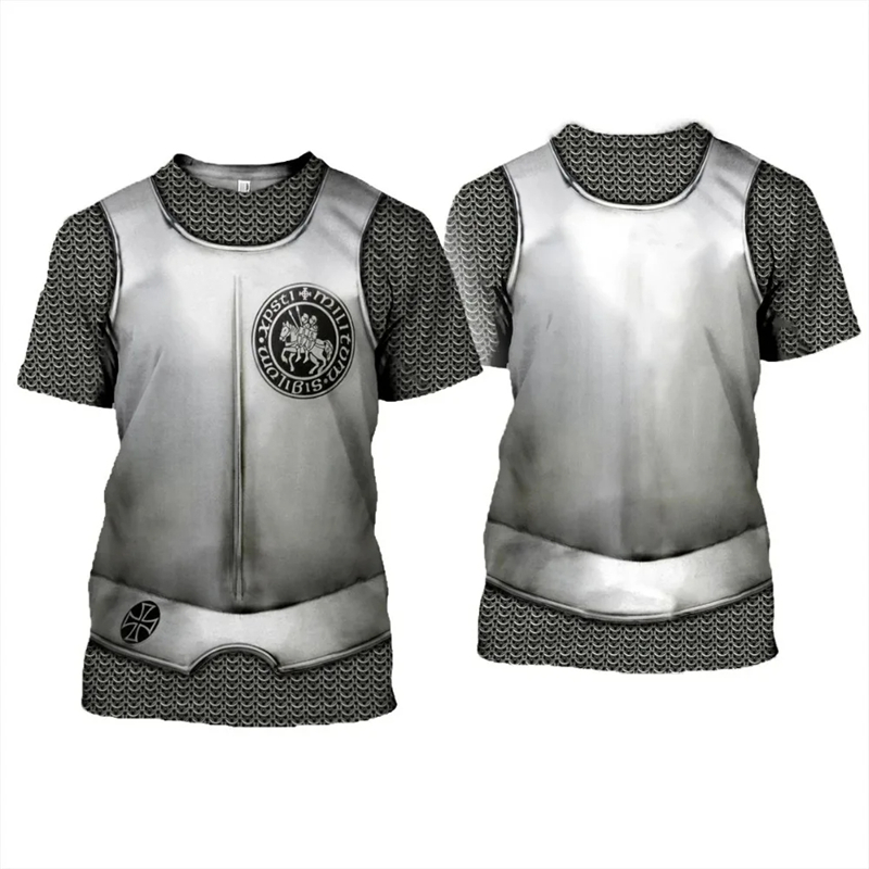 Knights Templar Graphic T-shir - đánh giá và giá 3D Printing Knight Armor