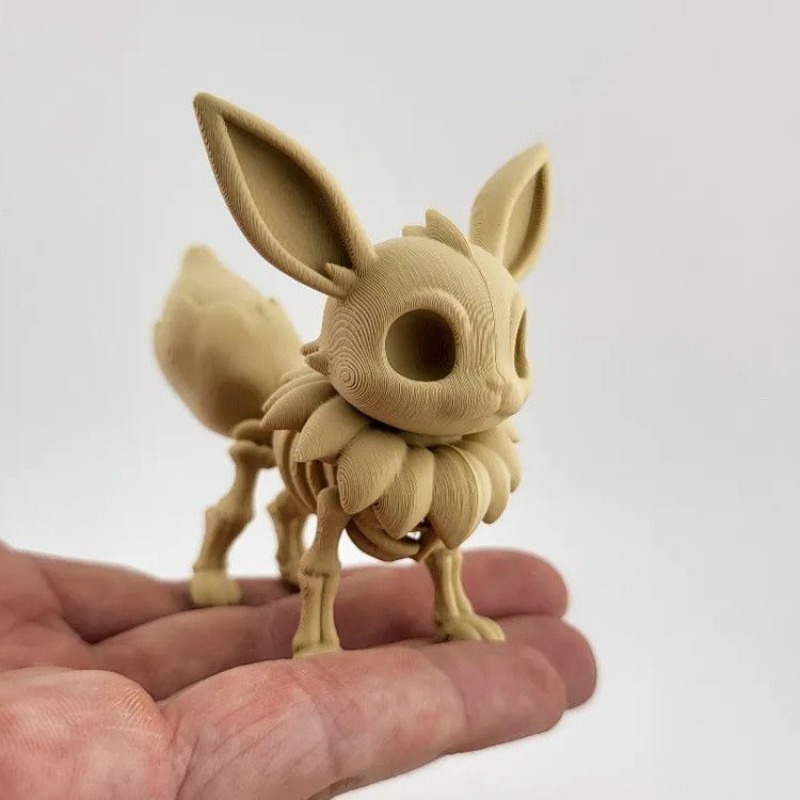 Pokémon Fossil Bone Model Eeve - đánh giá và giá 3D Printing Yourself