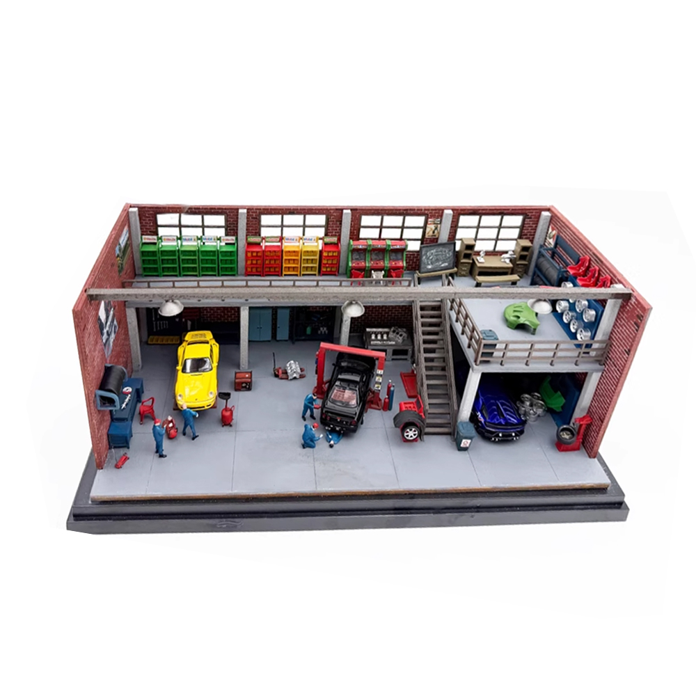 1/64 Scale American Style Gara - đánh giá và giá 3D Printing Diecast Cars