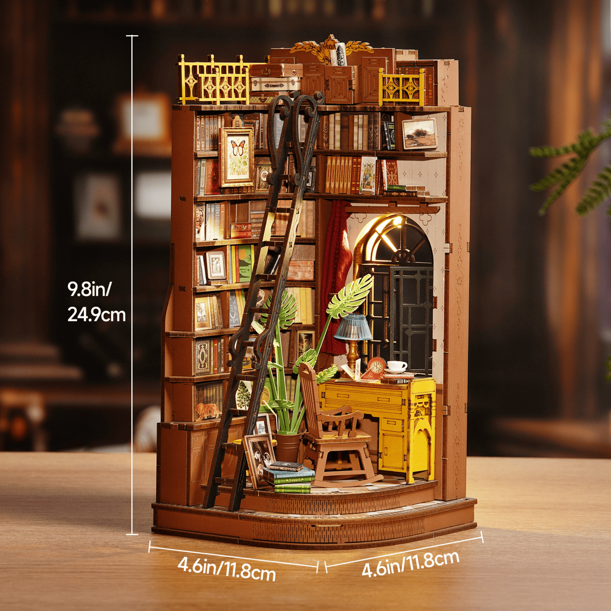 Rolife DIY Book Nook Kit Silen - đánh giá và giá 3D Printing Lego
