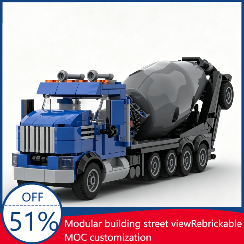413PCS Cement Mixer Constructi - đánh giá và giá 3D Printing Lego