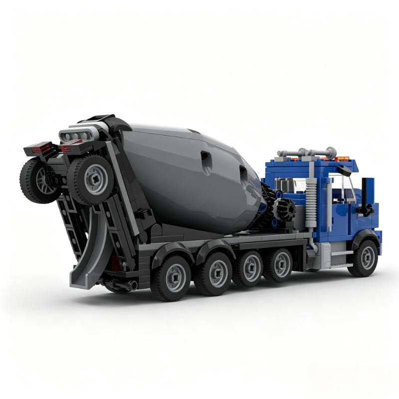 413PCS Cement Mixer Constructi - đánh giá và giá 3D Printing Lego