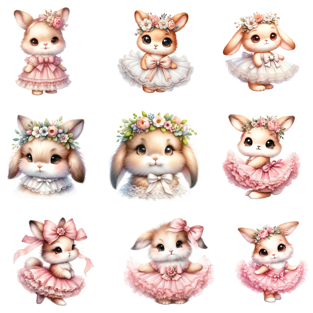 15cm Kids Flower Rabbit Animal - đánh giá và giá 3D Printing Rabbit