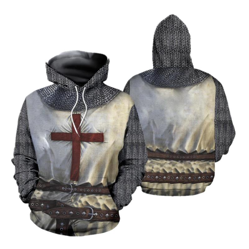 Knights Templar Armor Hoodies  - đánh giá và giá 3D Printing Knight Armor