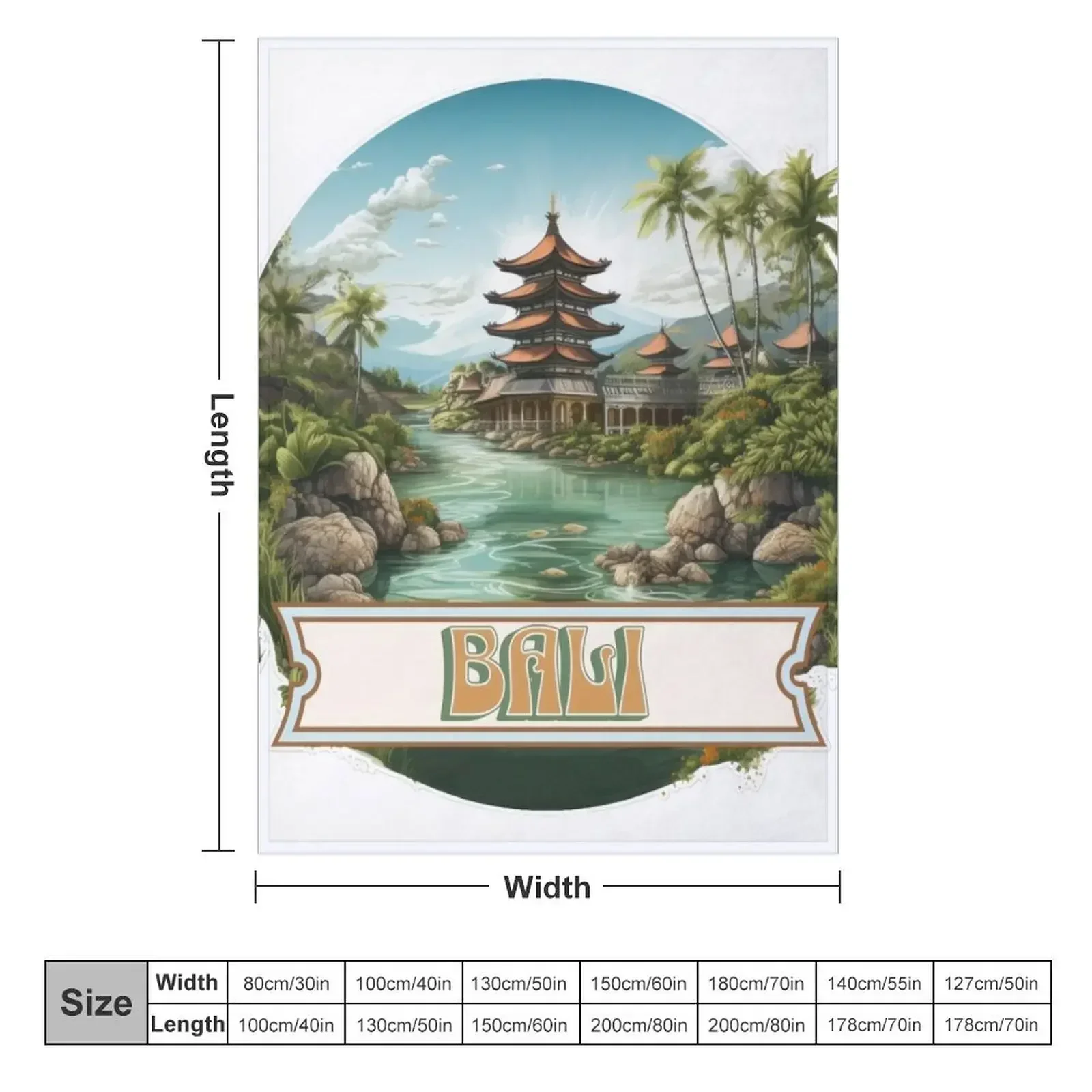 Bali Indonesia Throw Blanket C - đánh giá và giá 3D Printing Indonesia