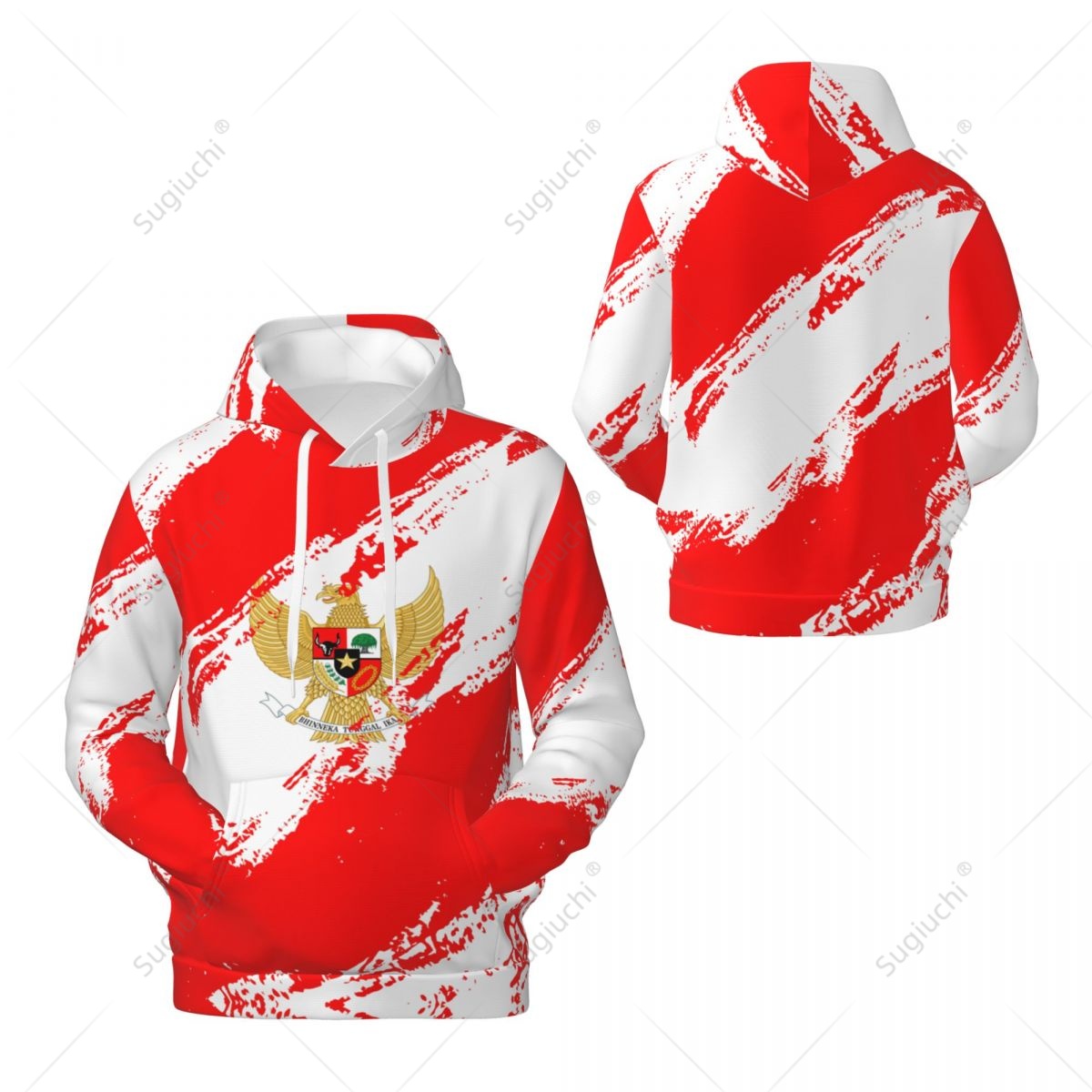 Unisex Indonesia Flag Color Ho - đánh giá và giá 3D Printing Indonesia