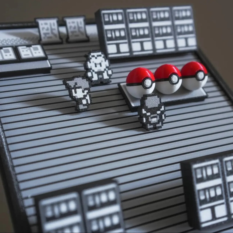 Pokemon Gold Silver Scene Figu - đánh giá và giá 3D Printing Yourself