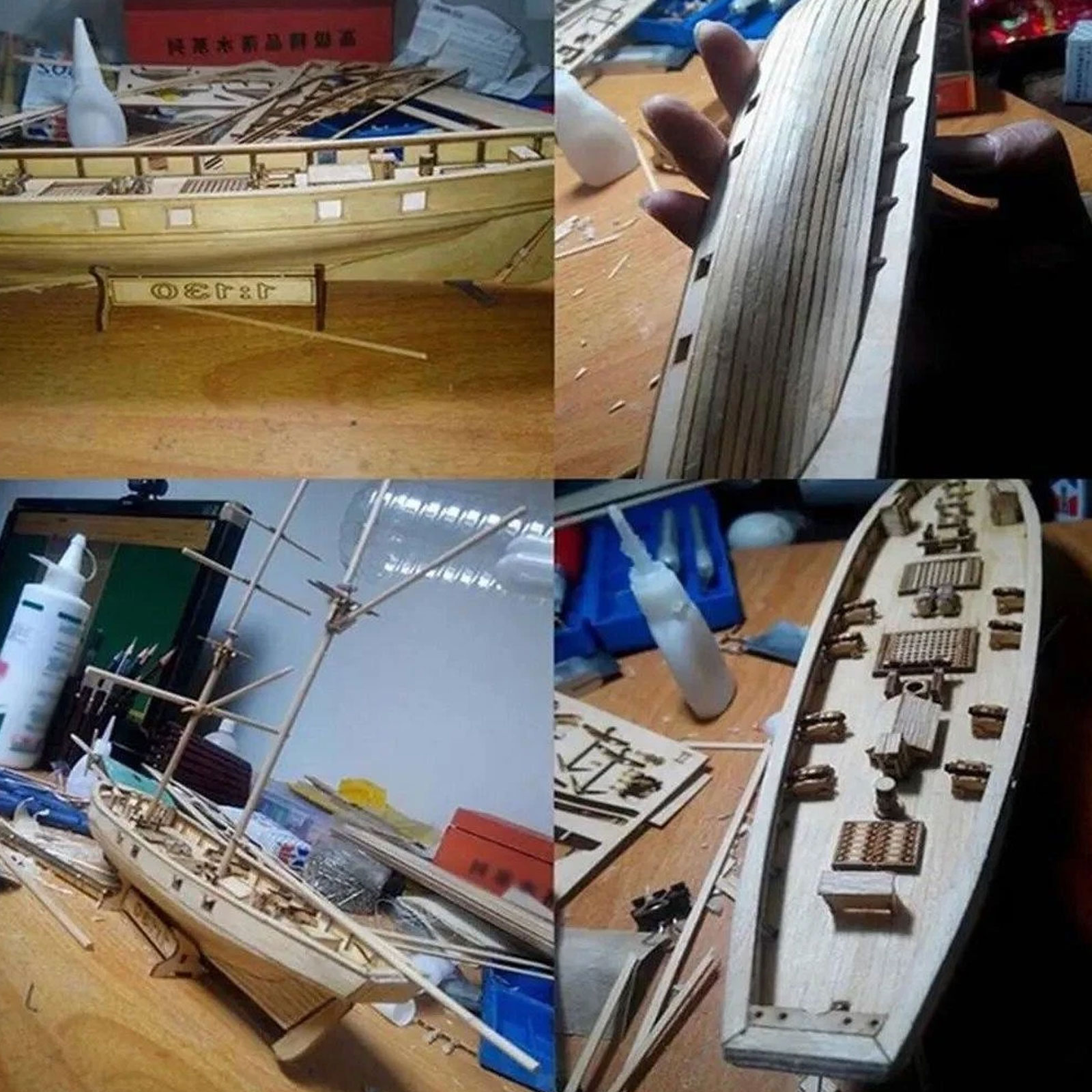 【Halcon Sailboat Wooden Model  - đánh giá và giá 3D Printing Lego