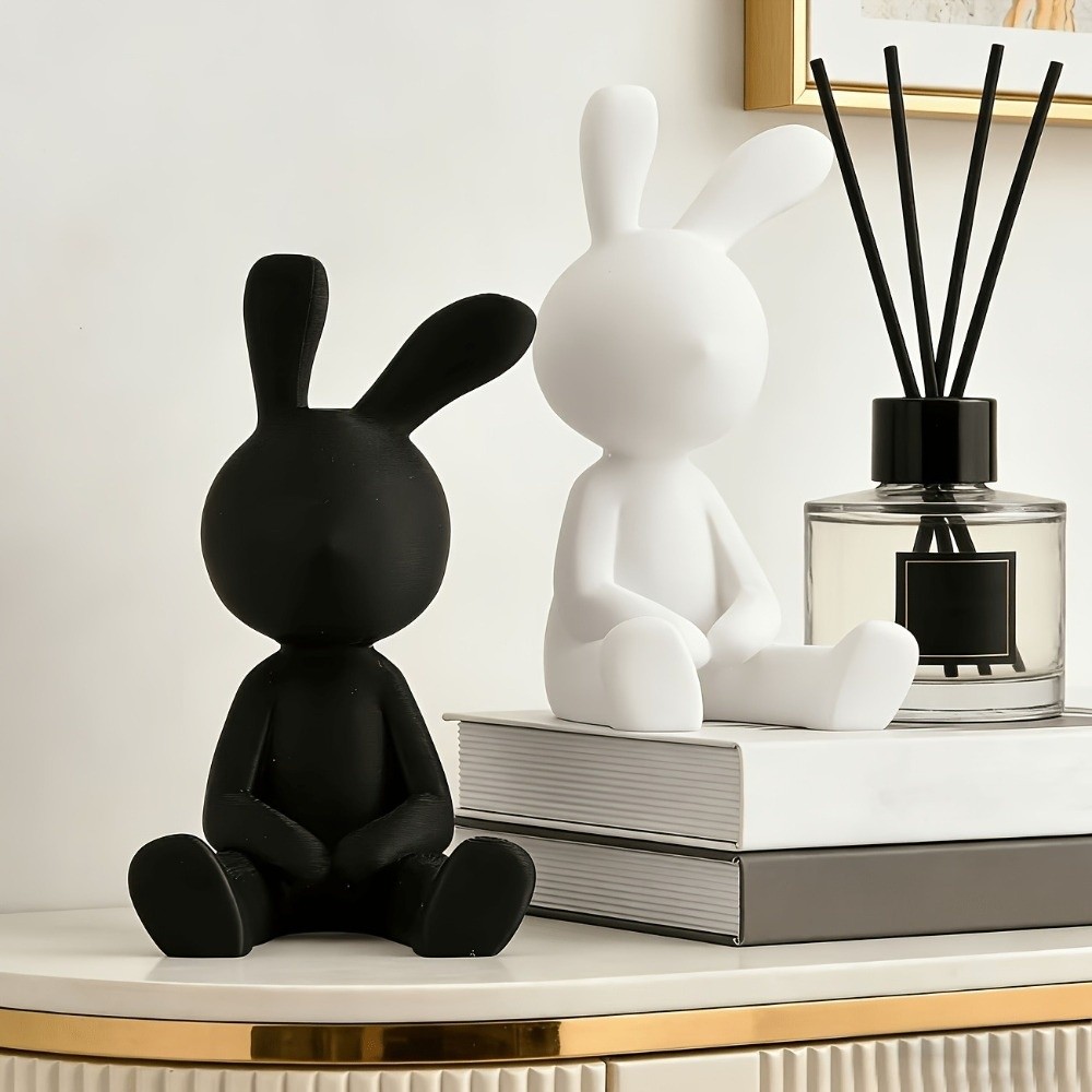 3 pcs Funny 3D Printed Sitting - đánh giá và giá 3D Printing Rabbit