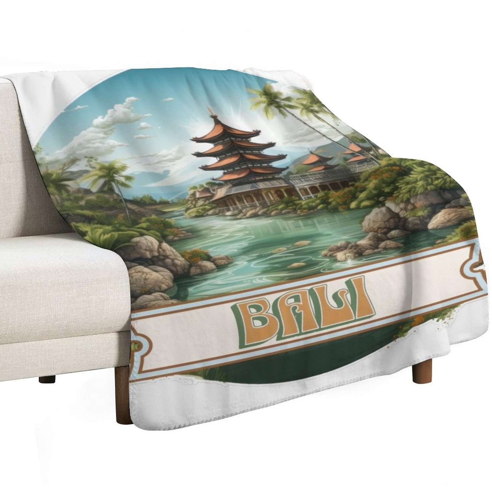Bali Indonesia Throw Blanket A - đánh giá và giá 3D Printing Indonesia