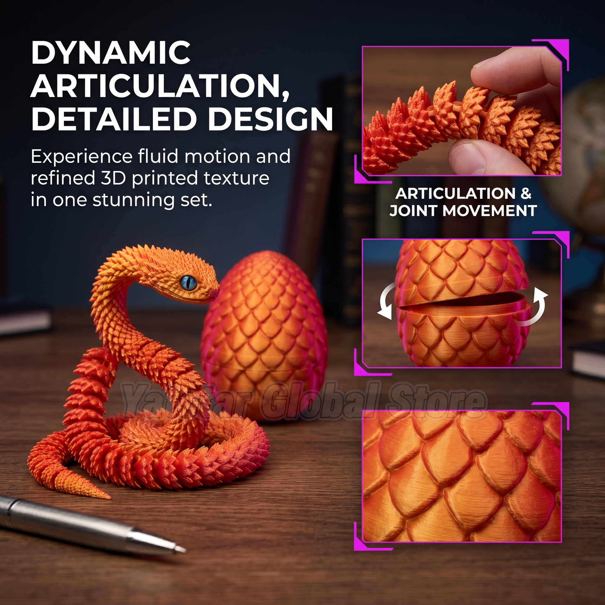 3D Printed Snake Egg Toy Creat - đánh giá và giá 3D Printing Yourself