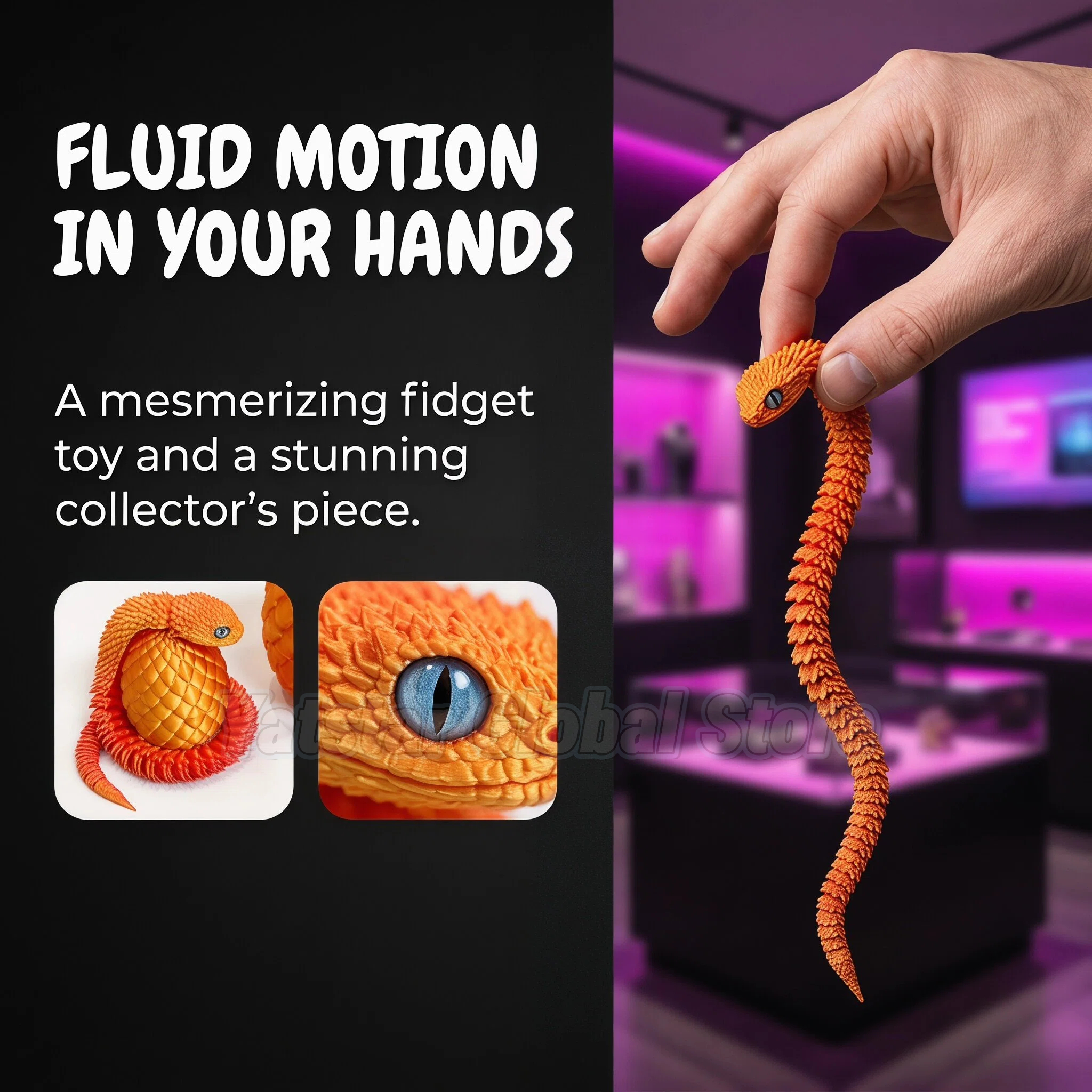 3D Printed Snake Egg Toy Creat - đánh giá và giá 3D Printing Yourself