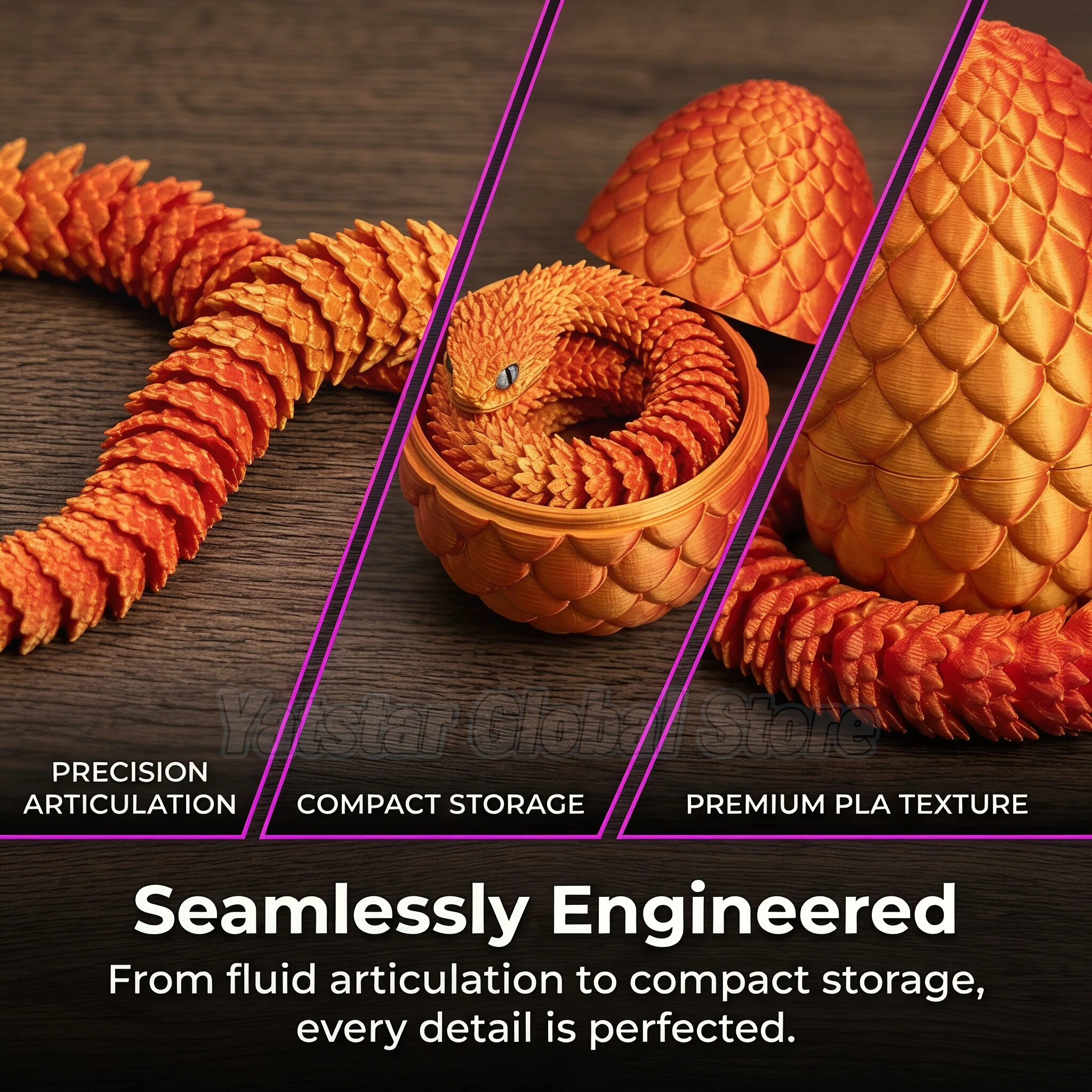 3D Printed Snake Egg Toy Creat - đánh giá và giá 3D Printing Yourself